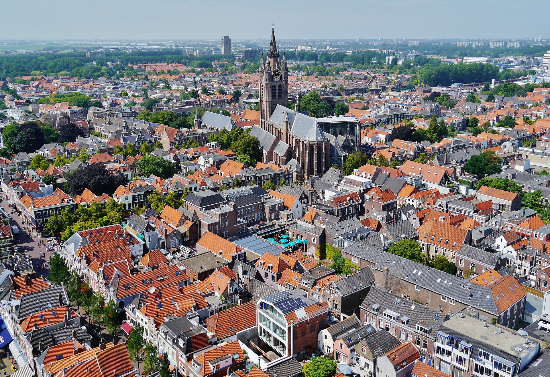 Herkenbaar beeld van Delft